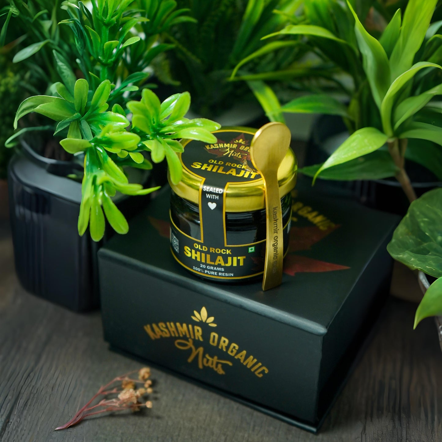 Kashmir Organic Old Rock Shilajit/Shilajeet