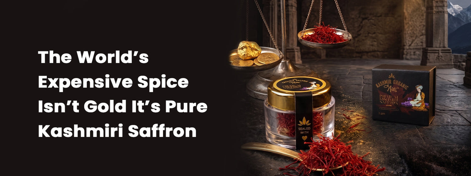 The World’s Expensive Spice Isn’t Gold - It’s Pure Kashmiri Saffron