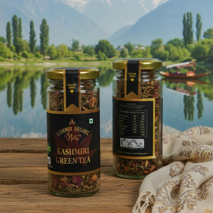 Organic Kashmiri Green Tea | Antioxidant Rich Detox Tea - 150g