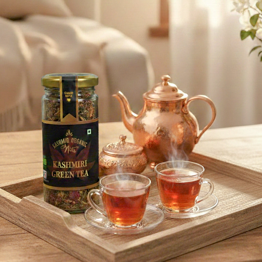 Organic Kashmiri Green Tea | Antioxidant Rich Detox Tea - 150g