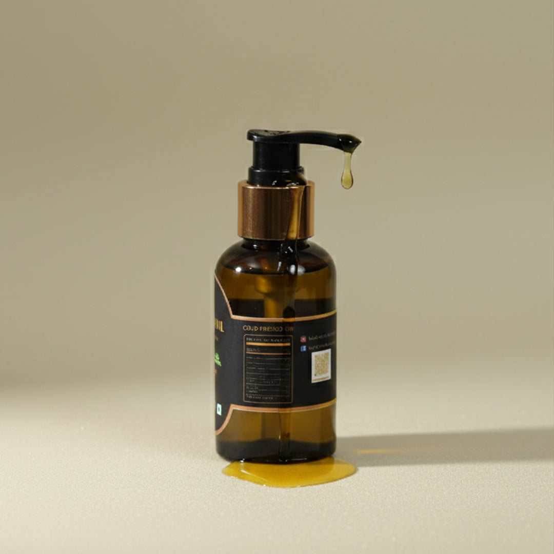 Pure Kashmiri Cold Pressed Walnut Oil (Akhrot Tel) - 100% Organic