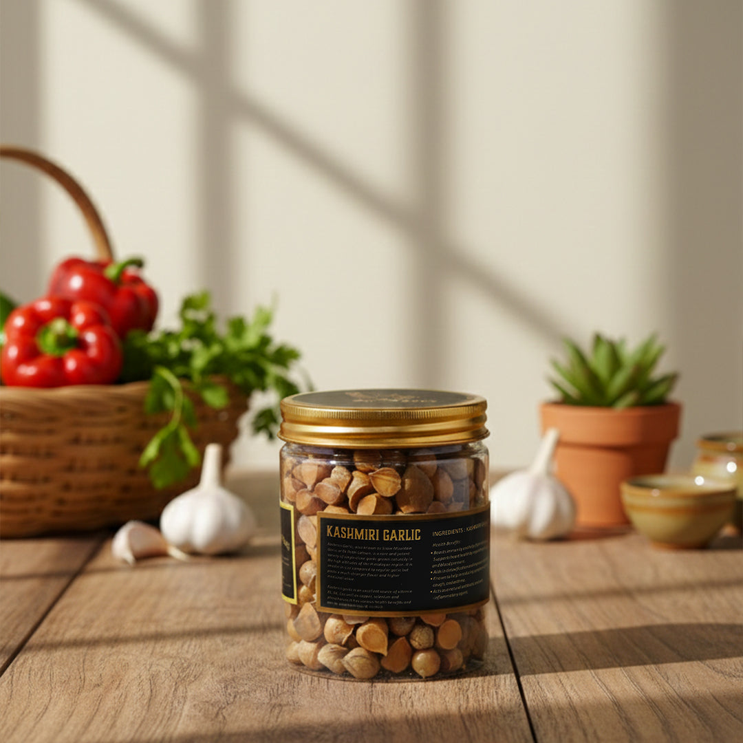 Kashmir Organic Kashmiri Garlic | Single Clove Superfood | 250gm