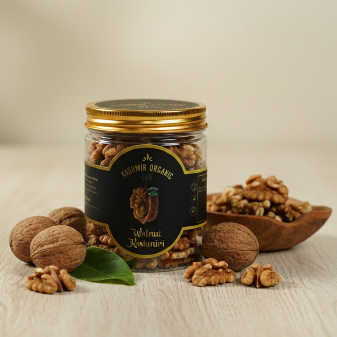 Premium Kashmiri Walnut Kernels (Akhrot Giri) - 100% Organic