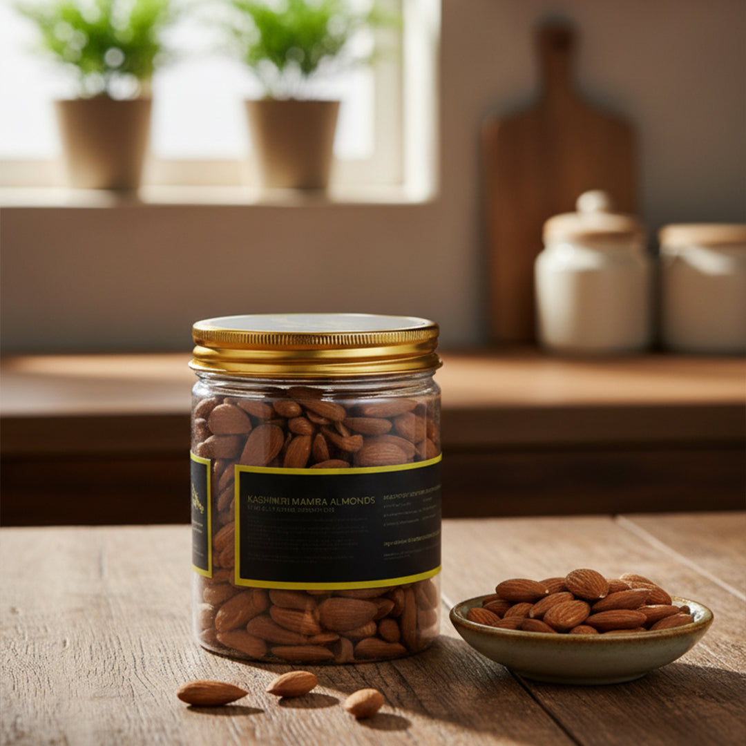 Kashmir Organic Premium Raw Mamra Almonds | 250g