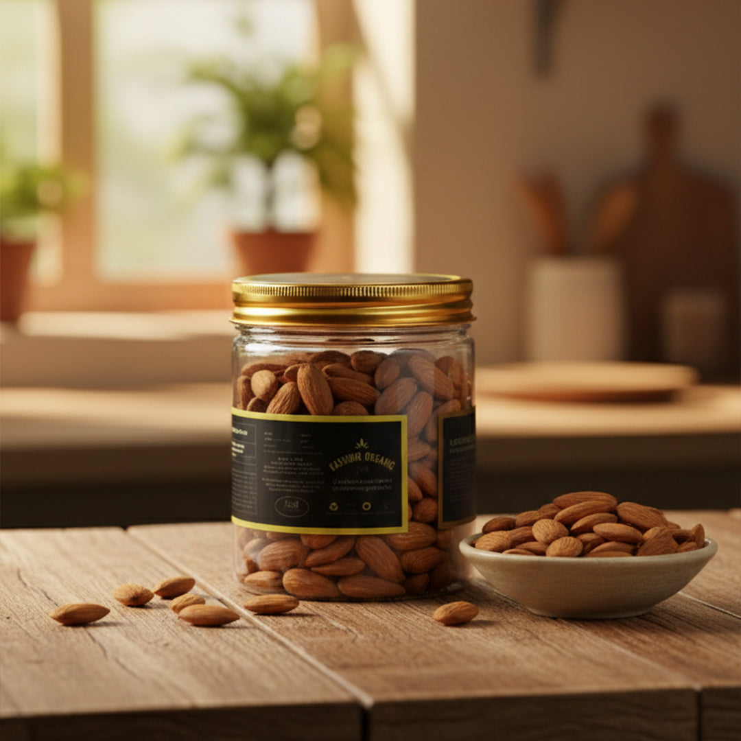 Kashmir Organic Premium Raw Mamra Almonds | 250g