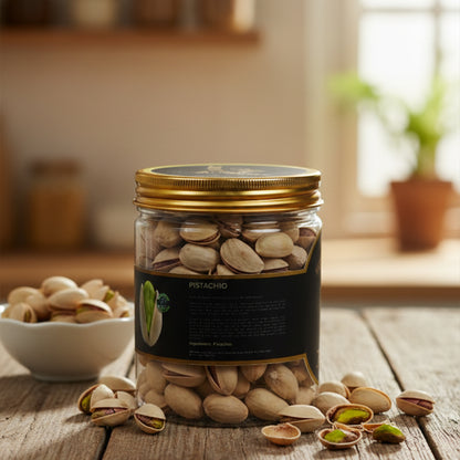 Premium Kashmir Organic Salted Pistachios (Namkeen Pista) - 100% Organic