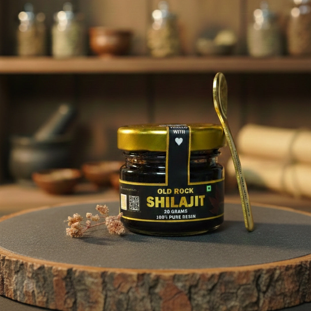 Kashmir Organic Old Rock Shilajit/Shilajeet
