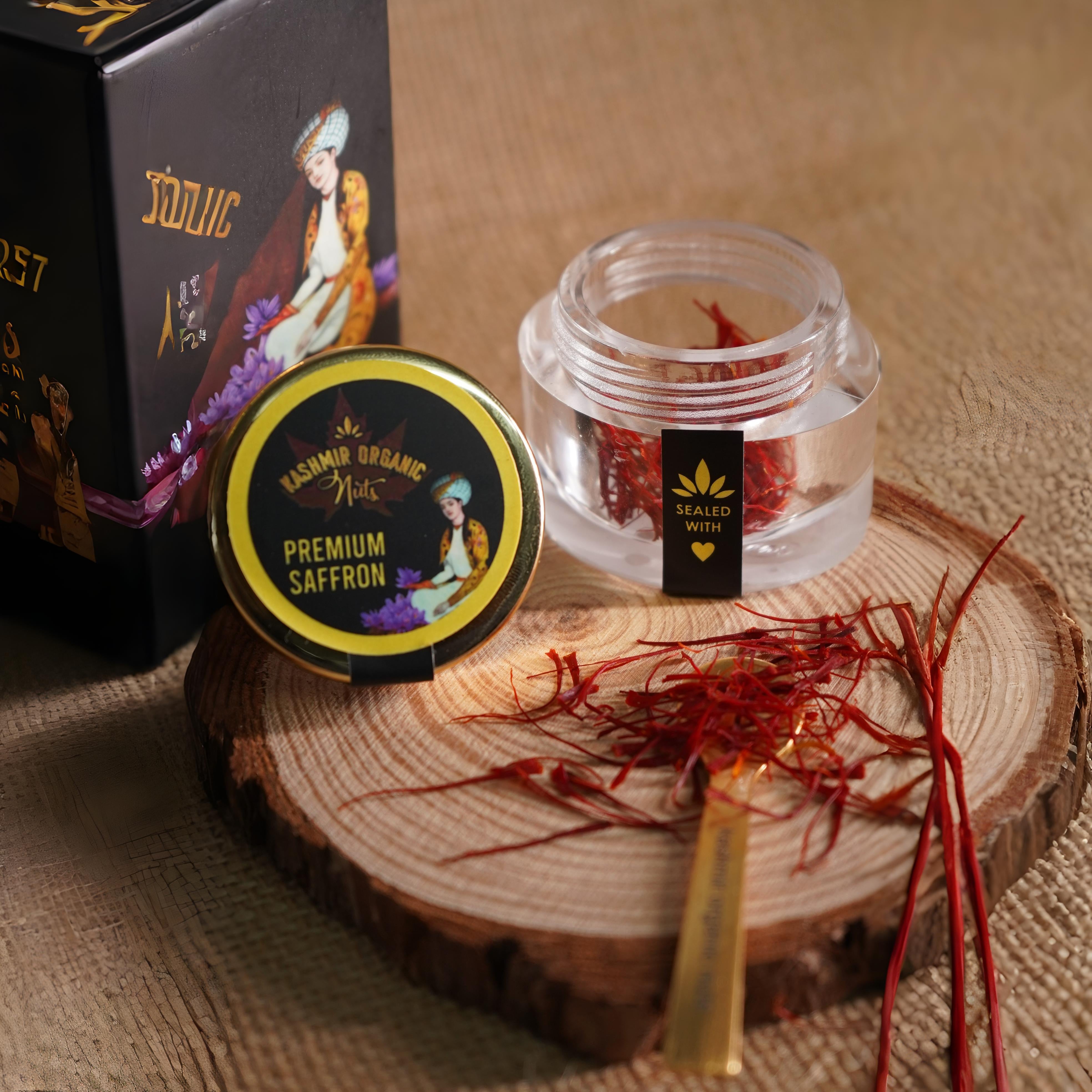 Kashmir Organic Premium Saffron (Kesar) | 1g |  100% Pure and Original