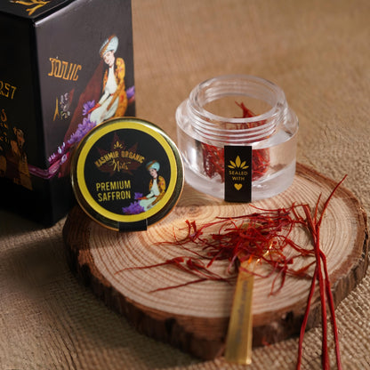 Kashmir Organic Premium Saffron (Kesar) | 1g |  100% Pure and Original