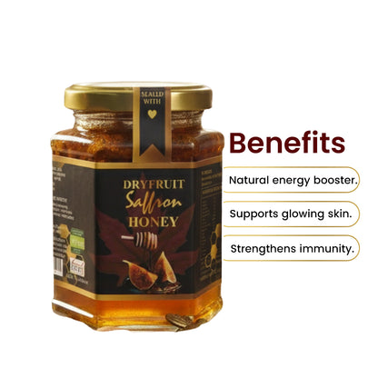 Kashmir Organic Dry Fruit Saffron Honey