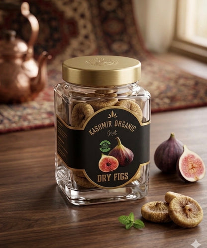 Premium Kashmir Organic Dry Figs (Anjeer) | 100% Organic & Soft | 250gm