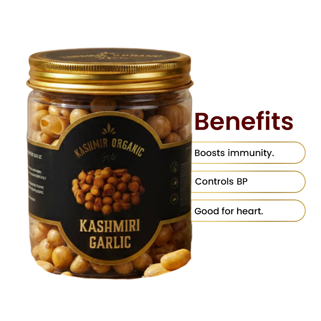 Kashmir Organic Kashmiri Garlic | Single Clove Superfood | 250gm
