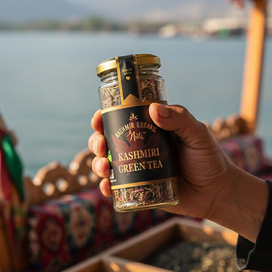 Organic Kashmiri Green Tea | Antioxidant Rich Detox Tea - 150g