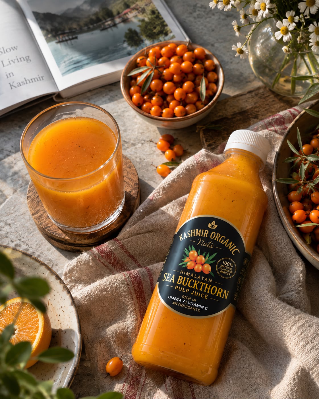 Kashmir Organic Sea Buckthorn Pulp Juice